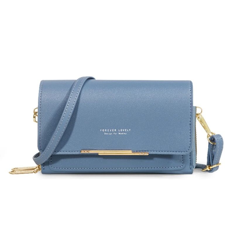 Womens Large Capacity Wallet Shoulder Bag with Phone Holder