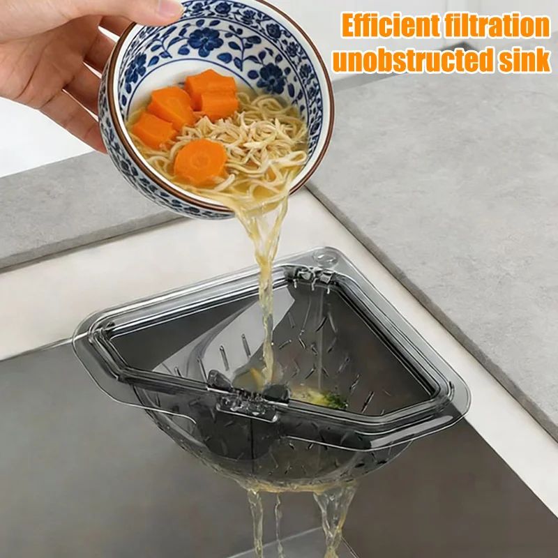 Magnetic Kitchen Sink Drain Filter Rack