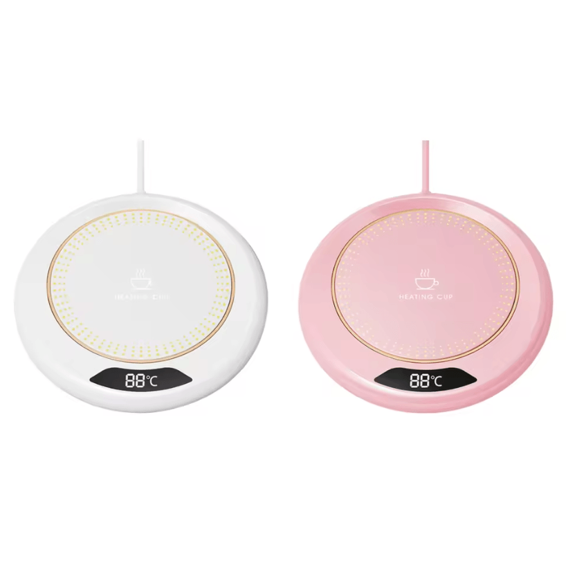 USB Coffee Mug Warmer Coaster – 3-Level Temperature Control 55°C Electric Cup Heating Pad