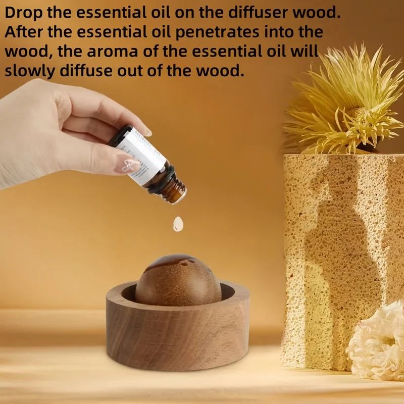 Wooden Spherical Essential Oil Diffuser