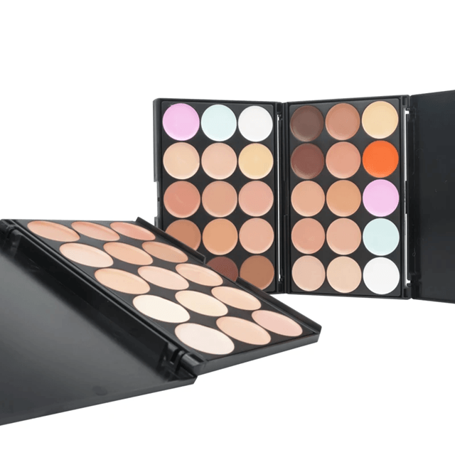 15 Color Professional Concealer Palette Full Coverage Cream Contour