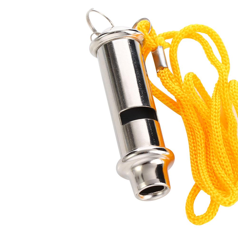 Portable Emergency Security Whistle Durable Metal Traffic & Warning Alert