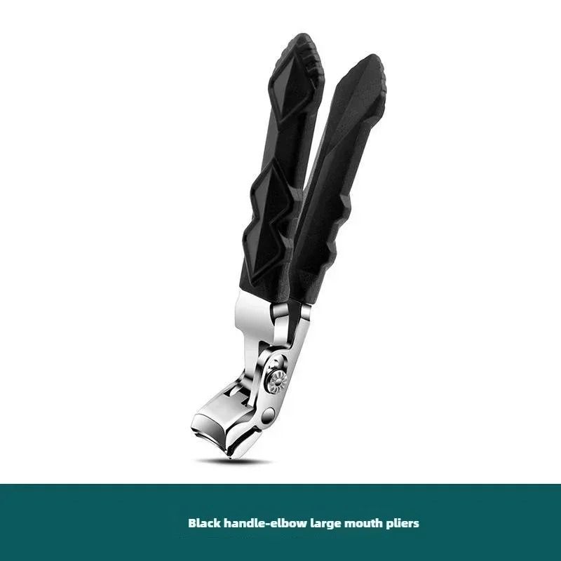 Anti-Splash Nail Clipper with Built-In Catcher