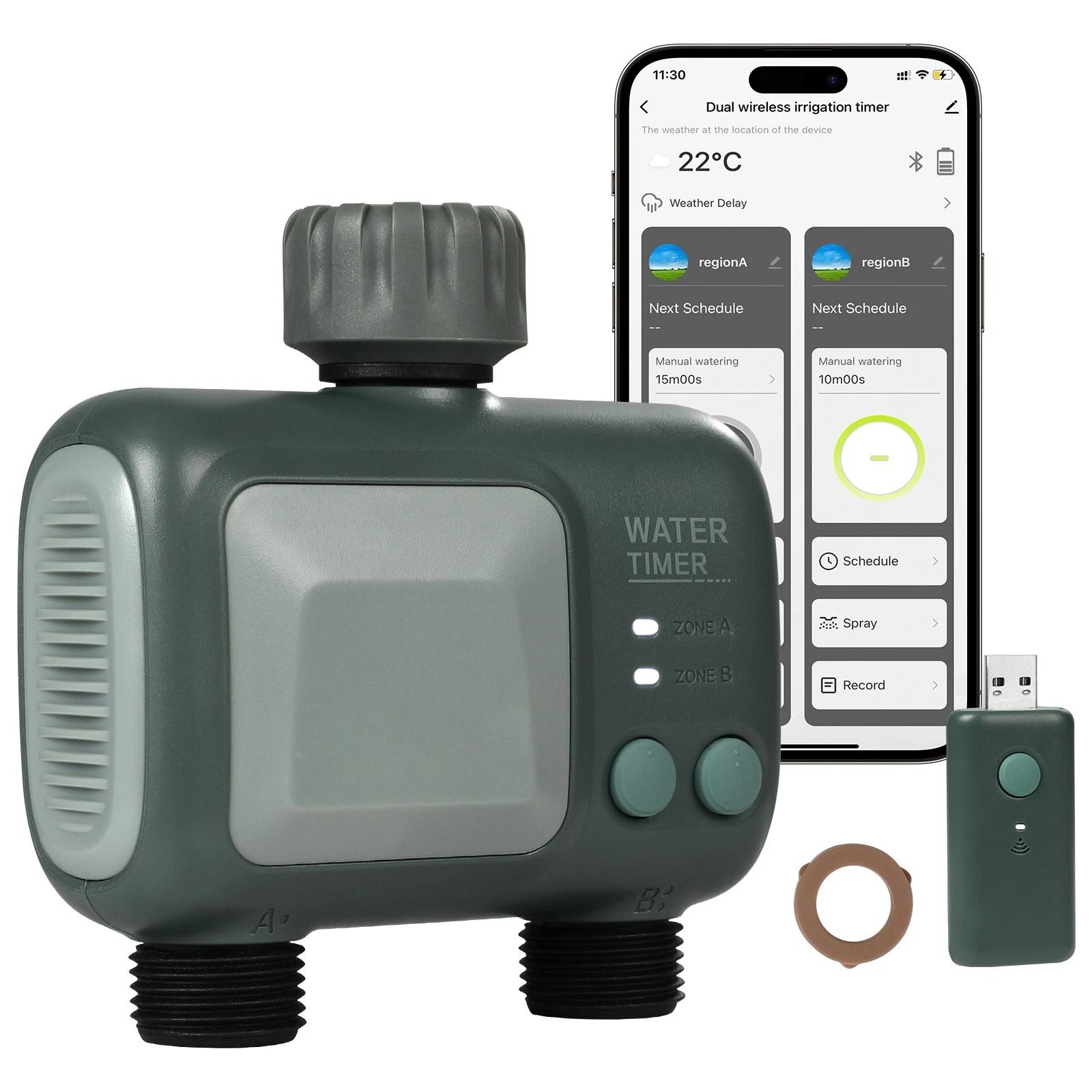 WiFi Sprinkler Timer Smart Hose Faucet Water Timer