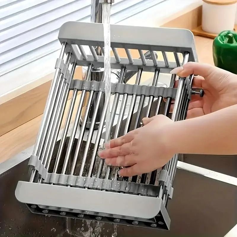 Space-Saving Multi-Layer Dish & Cup Drainer
