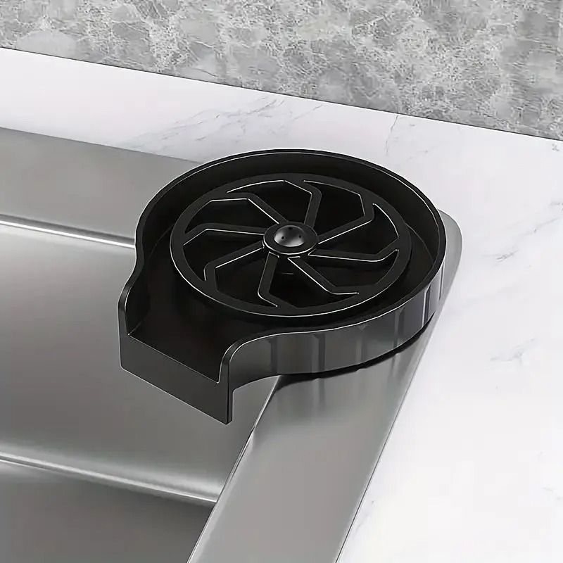 Automatic High-Pressure Cup Washer – Quick-Clean Glass Rinser for Kitchen Sinks