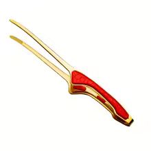 Stainless Steel Kitchen Serving Tongs Non Slip Grip Cooking Food Tongs