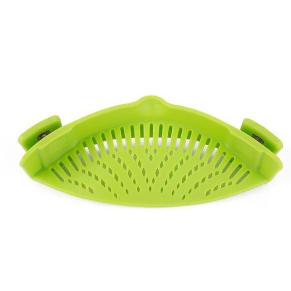 Strainer Clip Anti-Spill Colander - Universal Fit, Hands-Free Kitchen Gadget