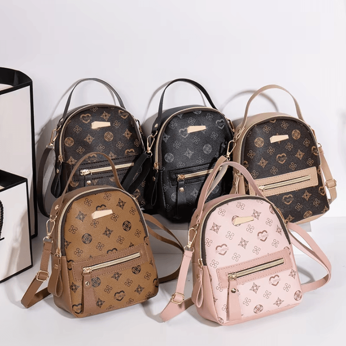 Flower Backpack Trendy Fashion Backpack for Women, Fresh Sweet Student School Bag