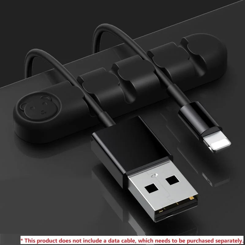 Cute Cable Holder, Desk Tidy Organizer, Cord Protector for Table