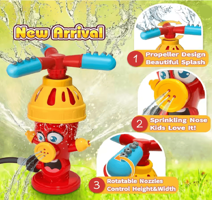 AquaBurst Kids Hydrant Sprinkler Toy