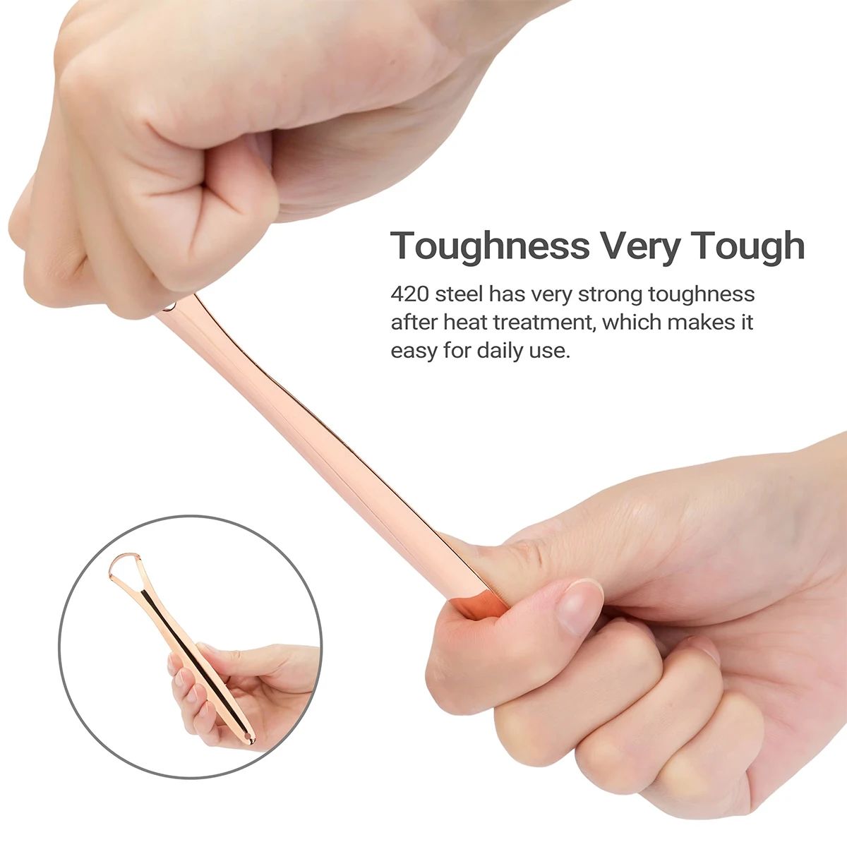 Stainless Steel Tongue Scraper Cleaner