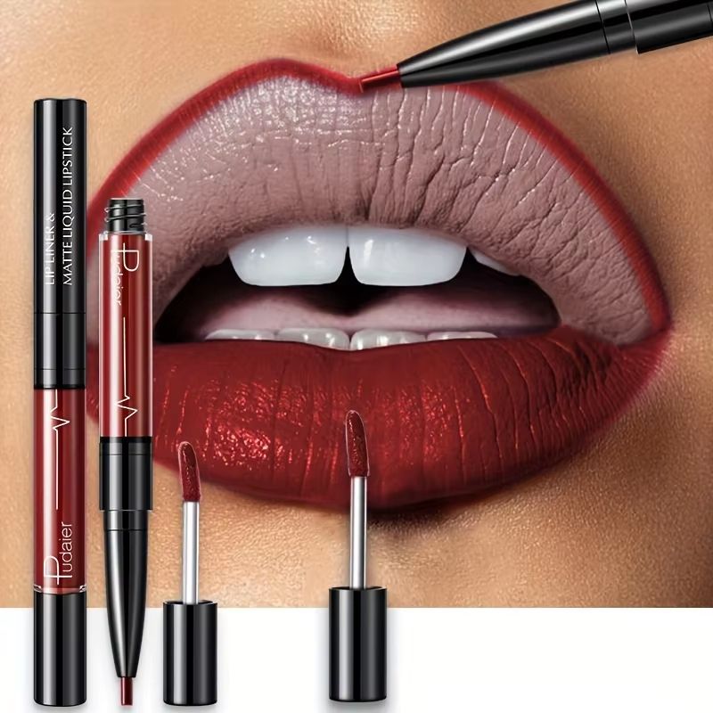 Ultra-Precise Waterproof High Pigment Lip Liner - Smooth, Sweatproof, Long-Lasting Lip Contour Pencil
