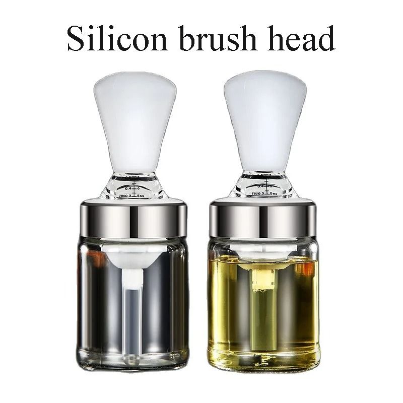 Silicone Oil Bottle & Integrated Basting Brush