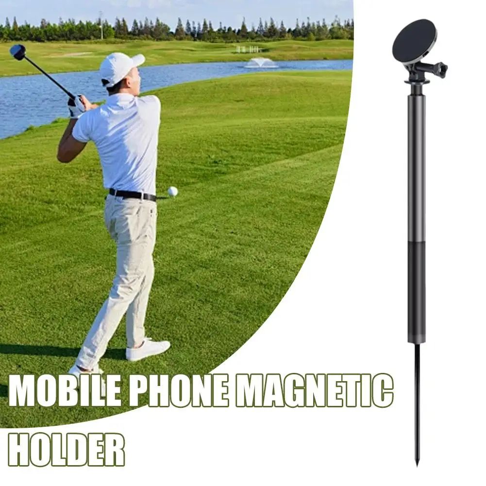 Golf Swing Phone Stand with Spike