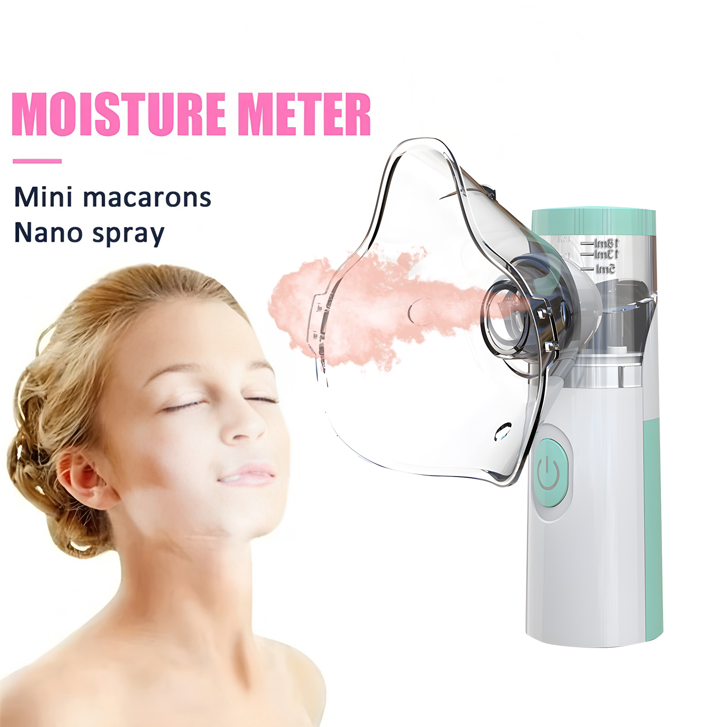 Ionic Facial Steamer, Skin Heating Sprayer, Moisturizing Pore Cleaner Tool