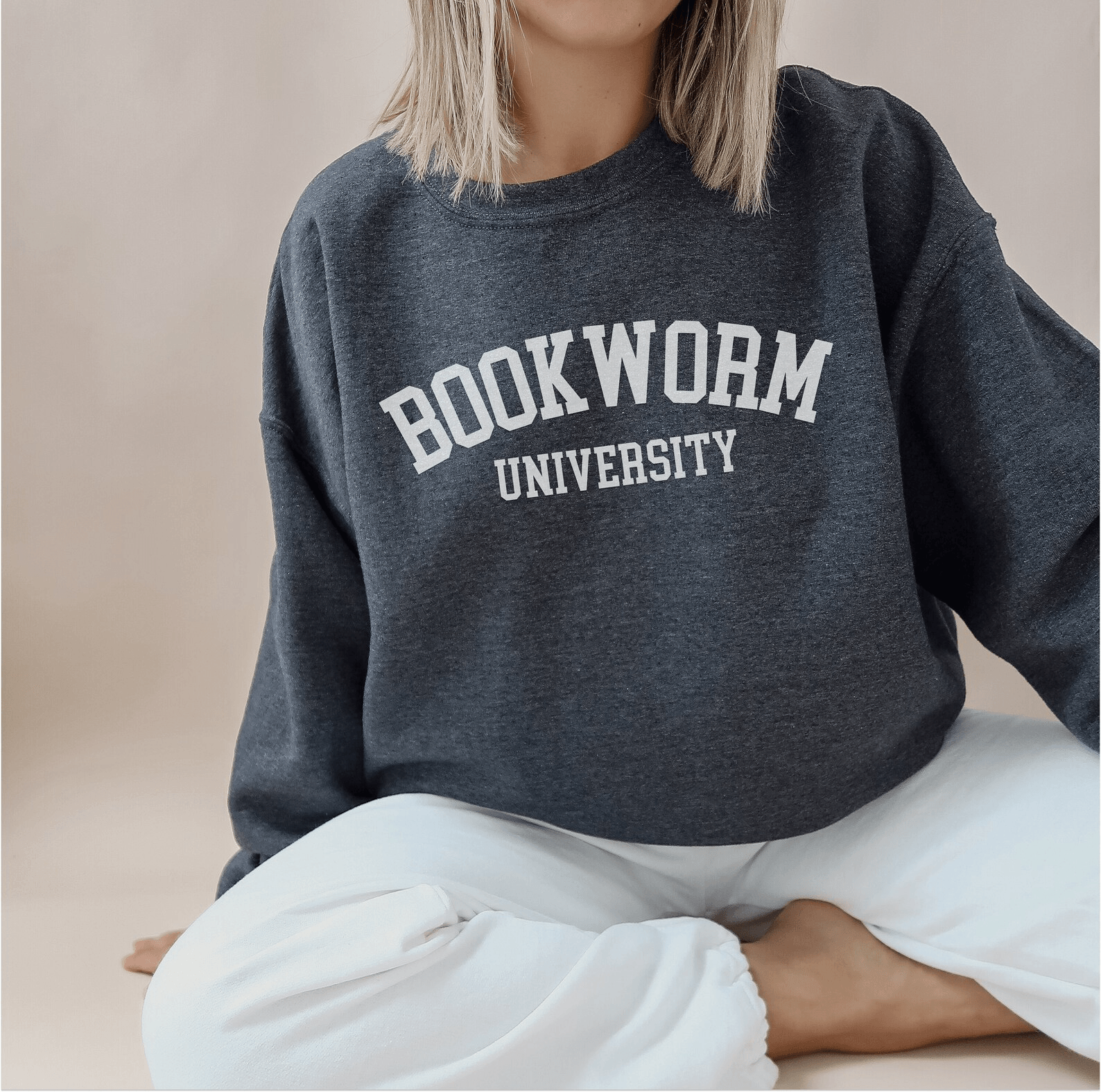 Book Lover Sweatshirt for Women Bookish Botanical Reading Crewneck Bookworm Pullover