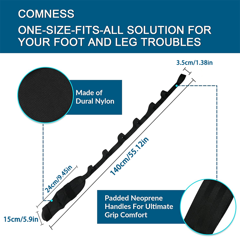 Foot Stretching Band, Segmented Yoga Stretching Band, Leg and Foot Training, Adjustment Assisted, Rehabilitation
