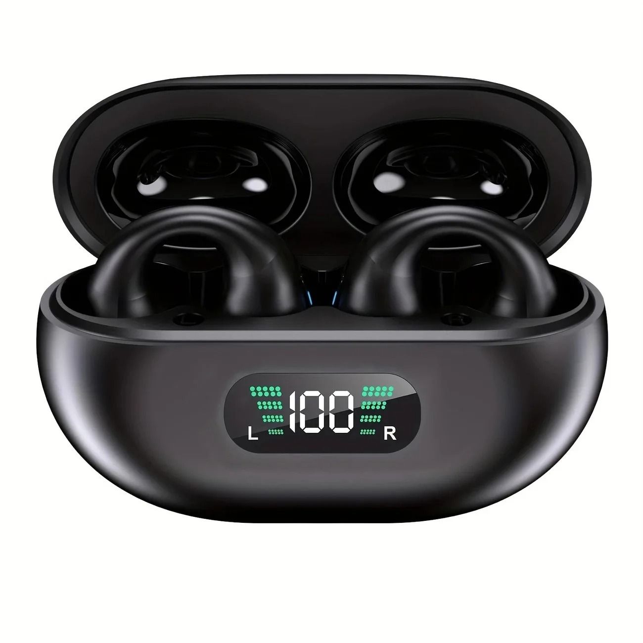 S22 X22 Clip-On Wireless Earbuds with ANC and Digital Display