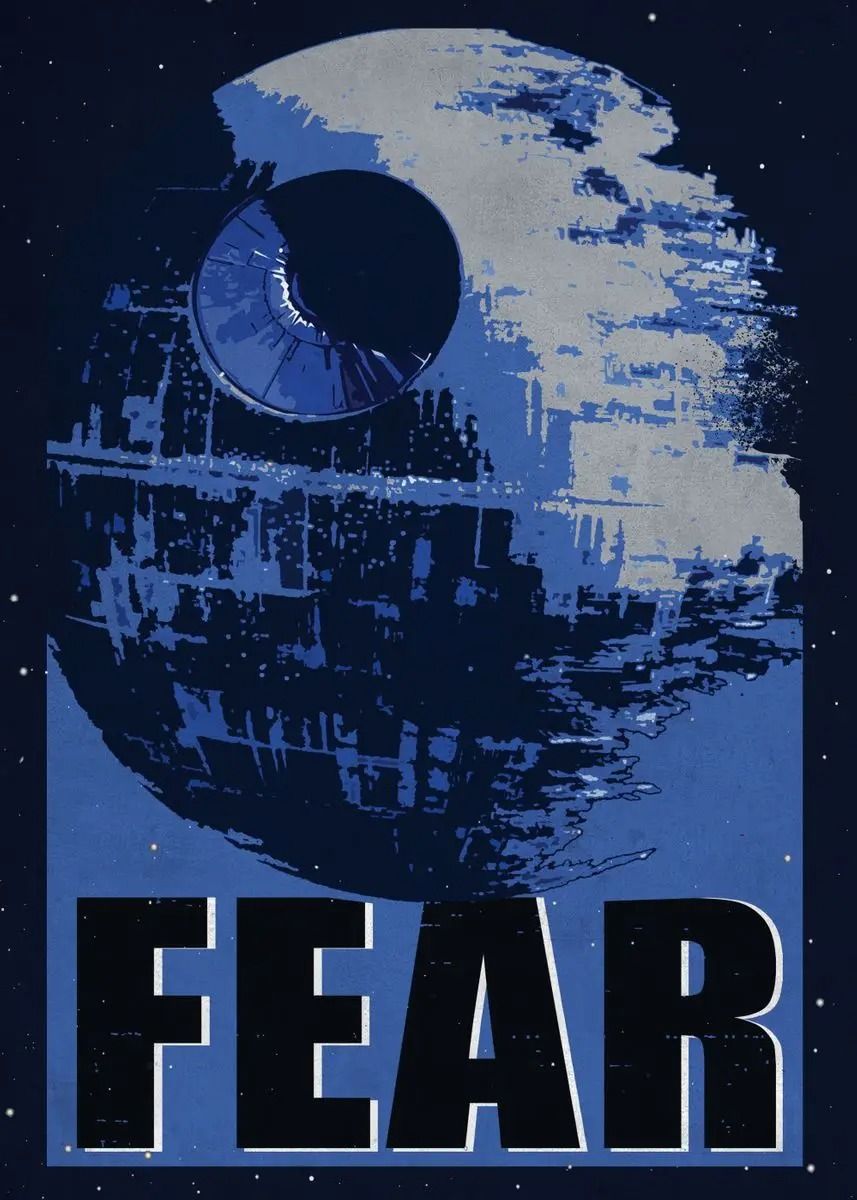 Galactic Retro Space Poster Tatooine Canvas Movie Wall Art