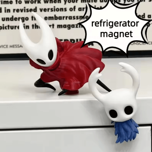 Hornet Knight Hollow Knight 3D Printed Fridge Magnet Cartoon Decor