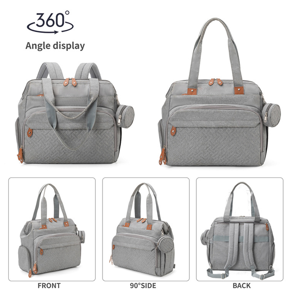 Maternity Backpack for Mommy, Large Size Mom Dad Baby Diaper Bags with Pacifier Bag, Nappy Bag for Baby Things