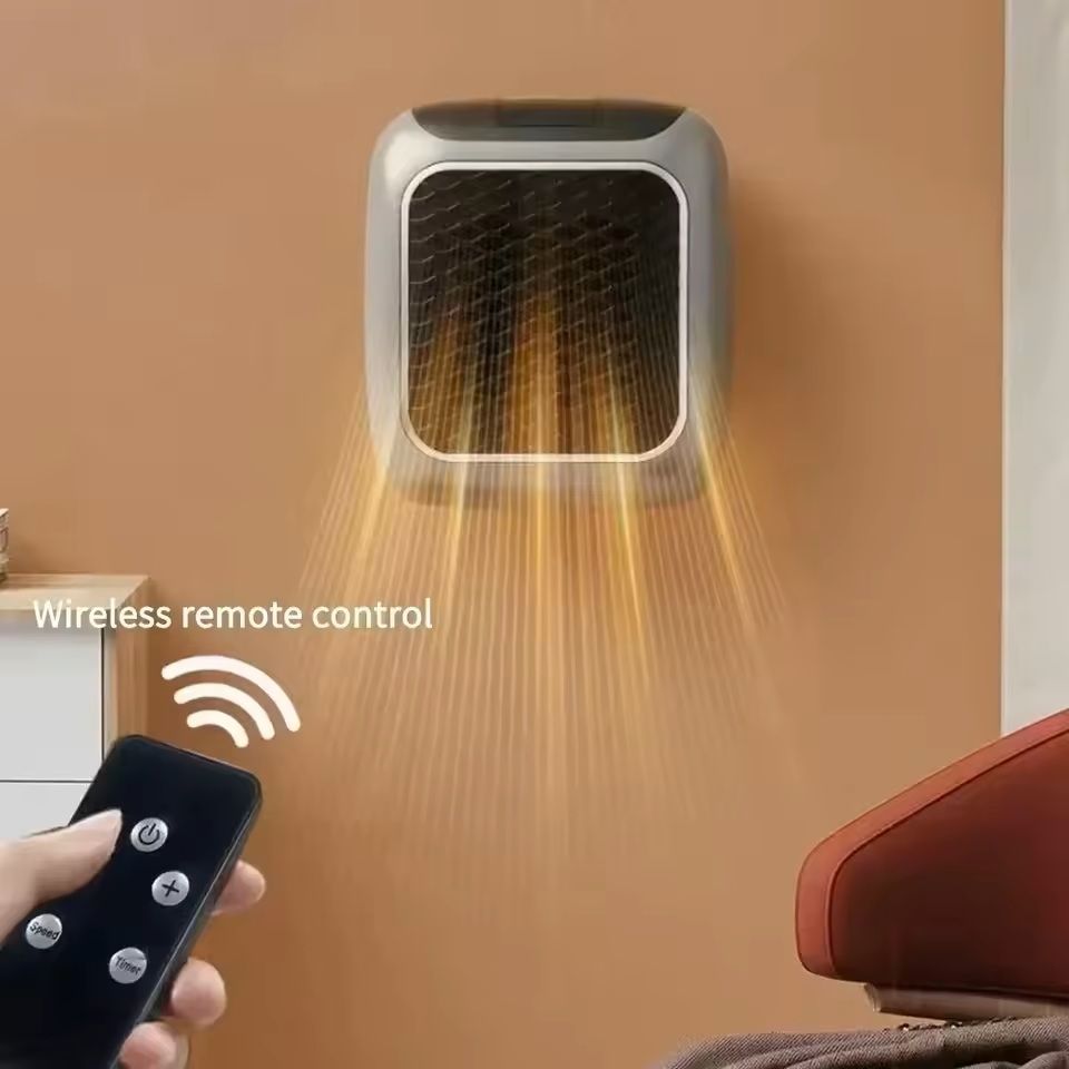 Mini Wall Mounted Electric Heater with Remote Control