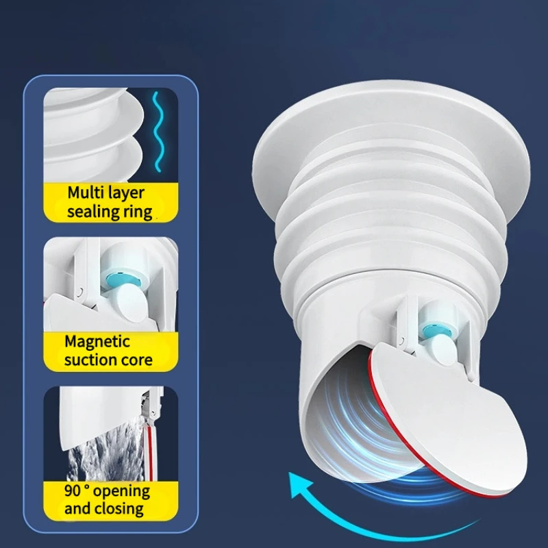 Anti Odor Drain Trap Filter Plug for Sink Shower Kitchen Bathroom Hair Catcher