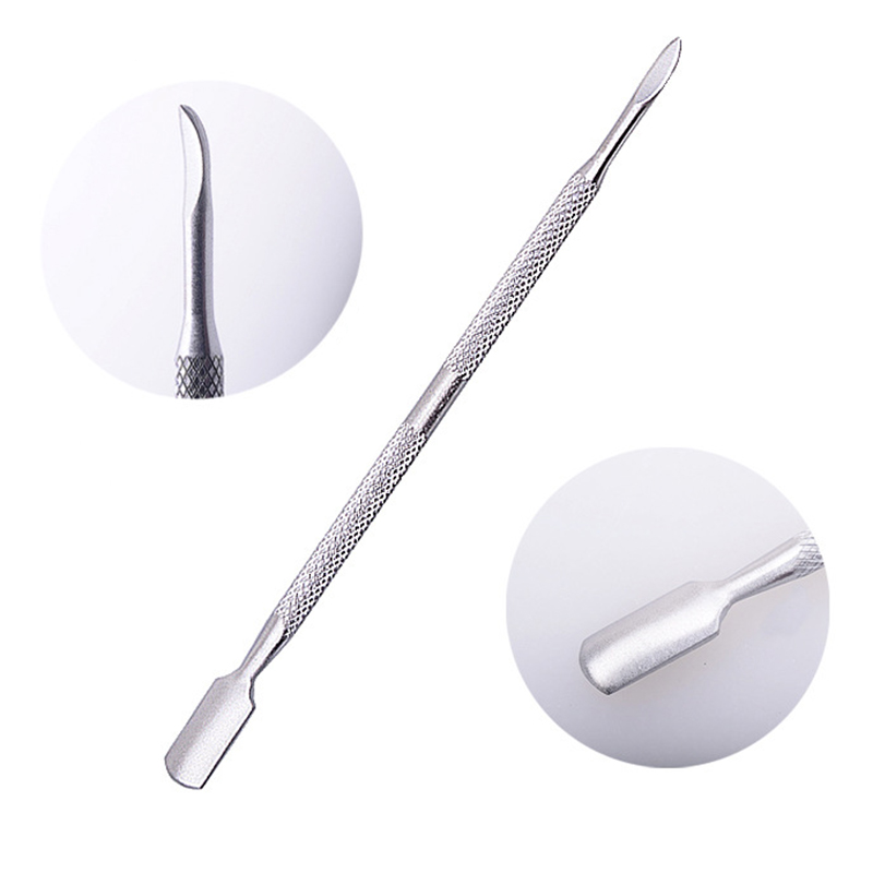 Stainless Steel Cuticle Remover and Cutter, Cuticle Pusher Nail Cleaner, Durable Manicure and Pedicure Tool