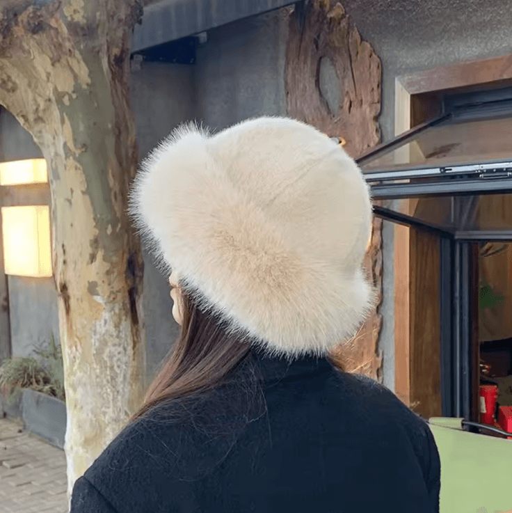 Fluffy Plush Fur Winter Hat with Ear Protection for Warm Outdoor Style