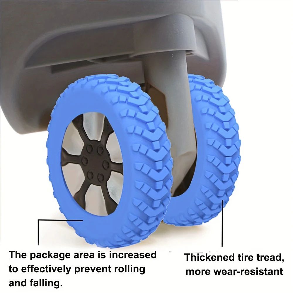 Silicone Luggage Wheel Cover Set