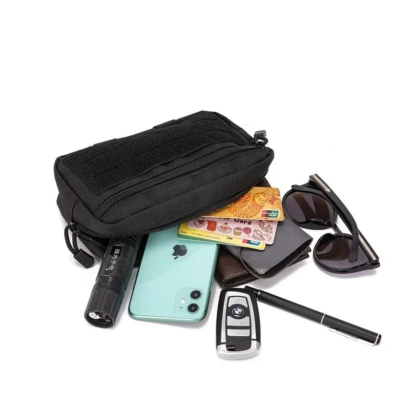 Tactical Molle EDC Utility Pouch Waist Pack First Aid and Cell Phone Holder