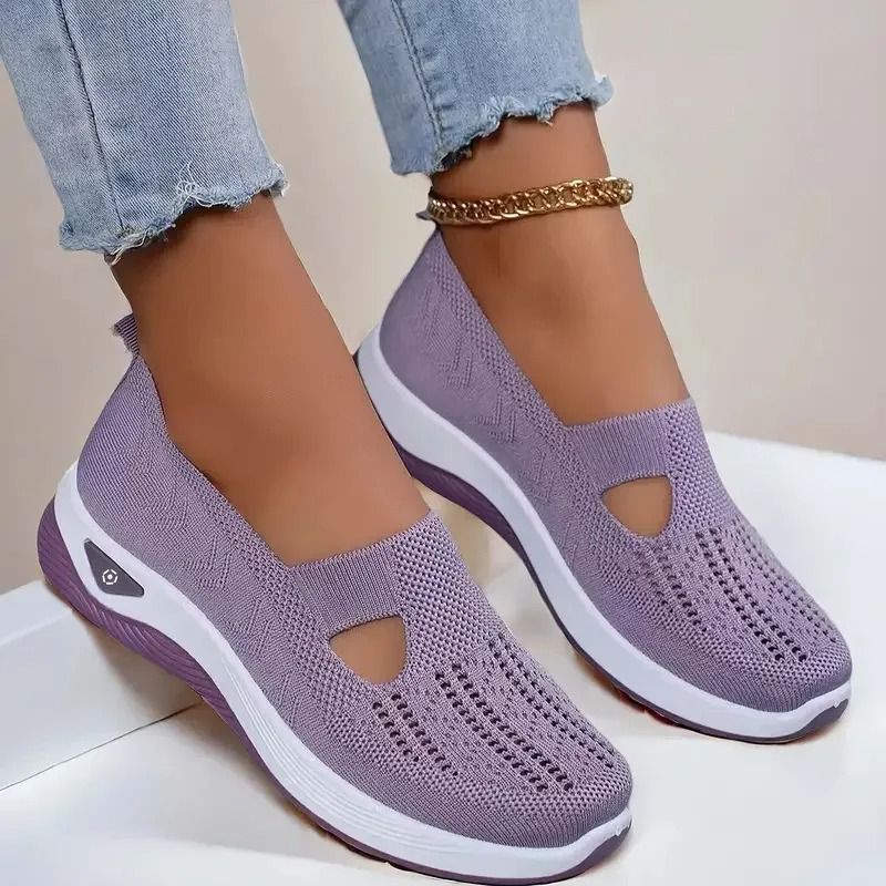 Summer Women Breathable Anti Slip Soft Bottom Casual Walking Shoes