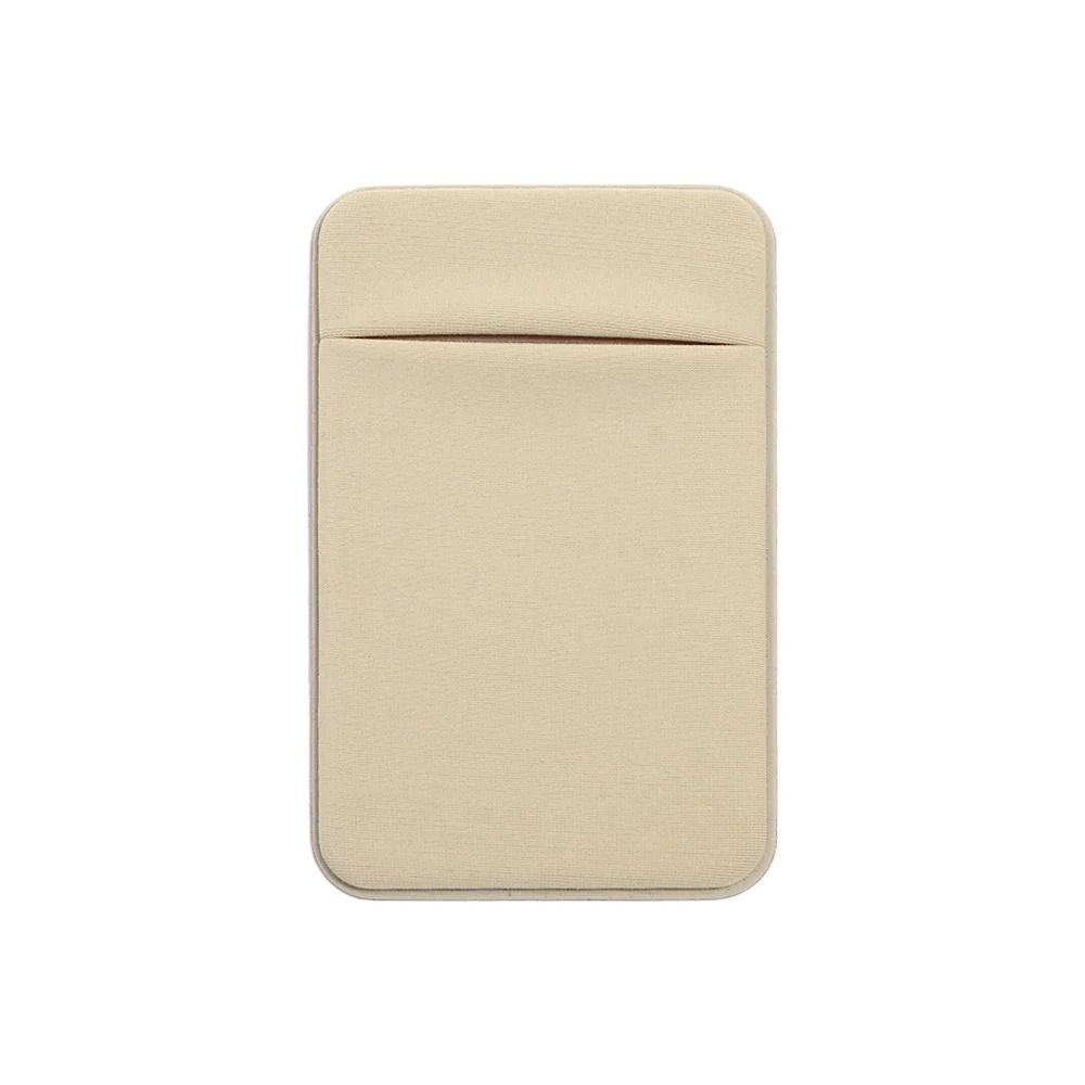 Elastic Cell Phone Card Holder – Slim Lycra Adhesive Mobile Wallet & ID Pocket