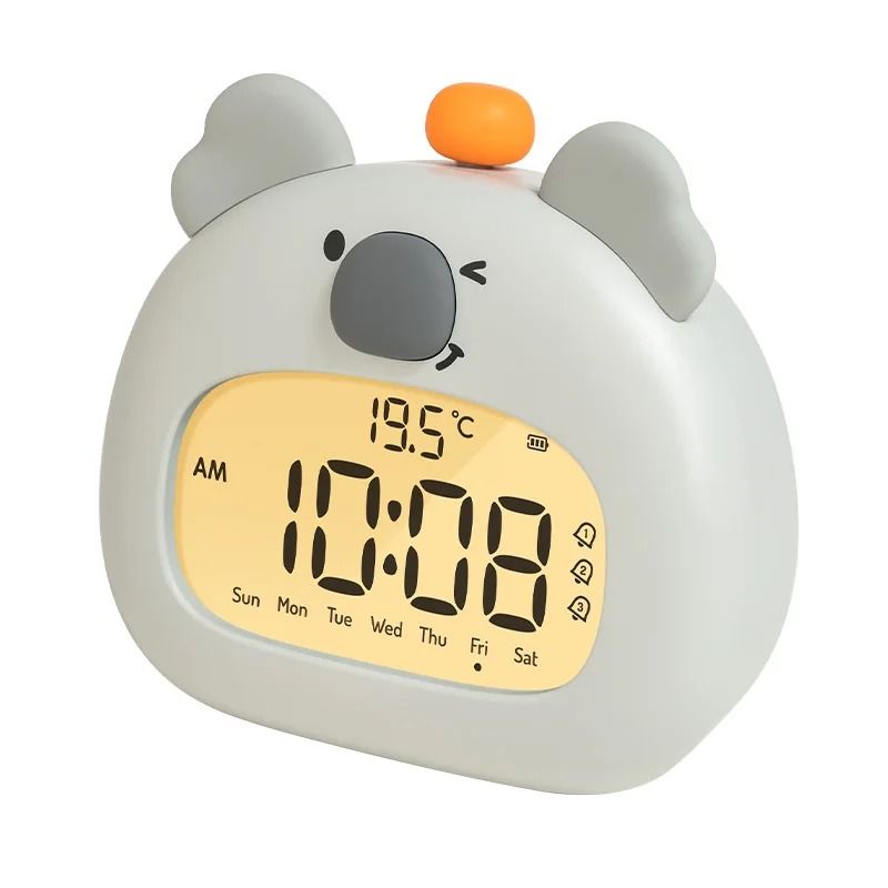 Cute Capybara Bedside LED Kids Alarm Clock