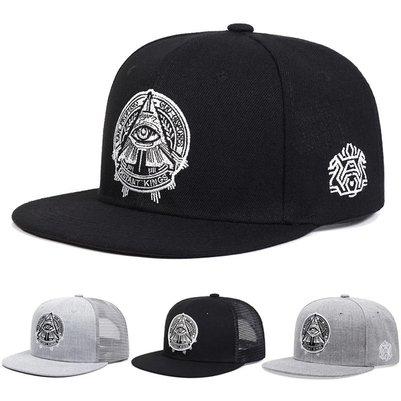 Eye of God Flat Edge Mesh Hip-Hop Hat