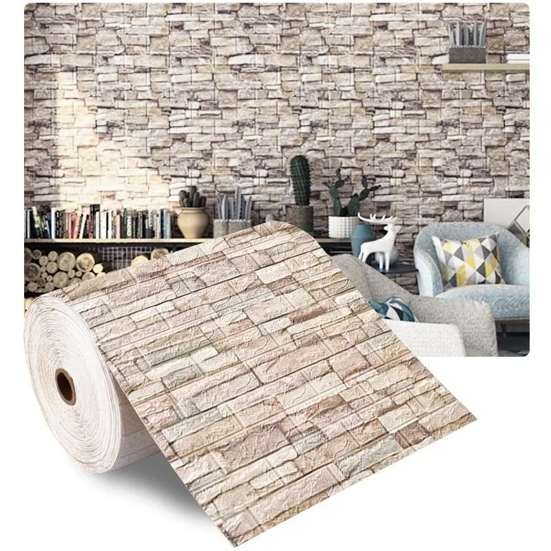 Architectural Narrative Surface – High-Definition 3D Brick Wall Sculpture