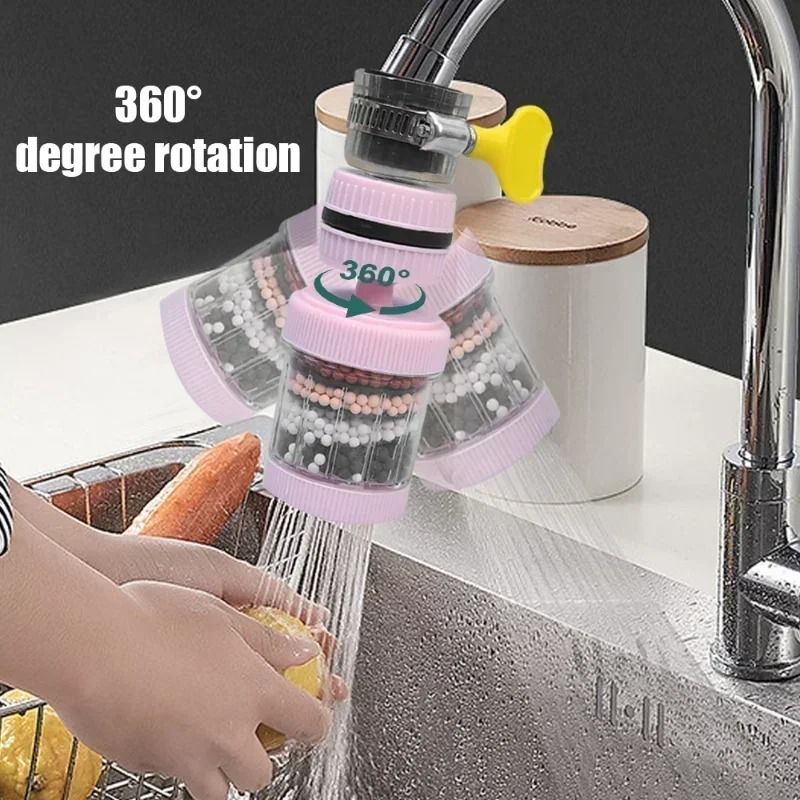Faucet Filter Aerator Adjustable 360 Degree Rotation Sprayer Sink Tap Filter