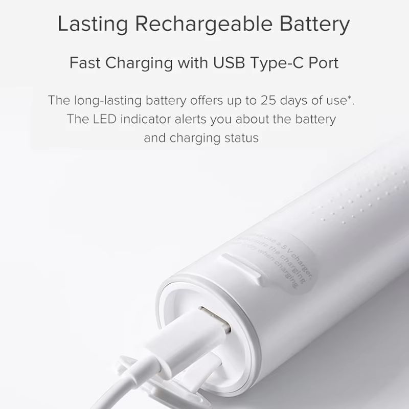 Xiaomi Mijia T300 Electric Toothbrush – Smart Sonic Whitening Brush with IPX7 Waterproof Design
