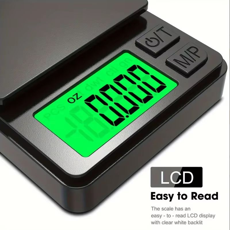 ProWeigh Precision Pocket Scale – 1000 g Backlit LCD digital pocket scale
