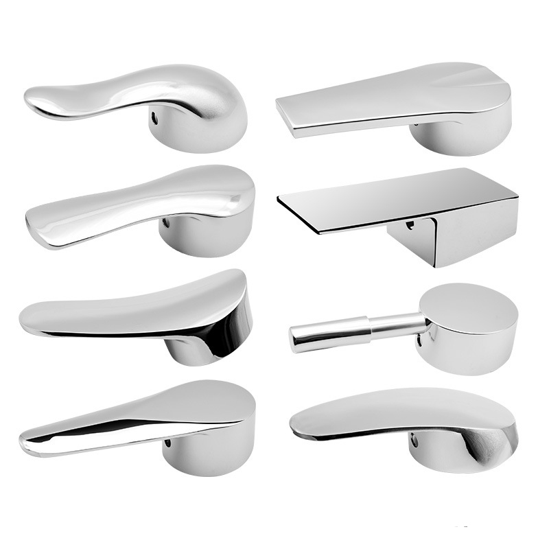 Metal Handle, Bathroom Kitchen faucet accessories, Single handle Replacement Faucet, Shower tank switch