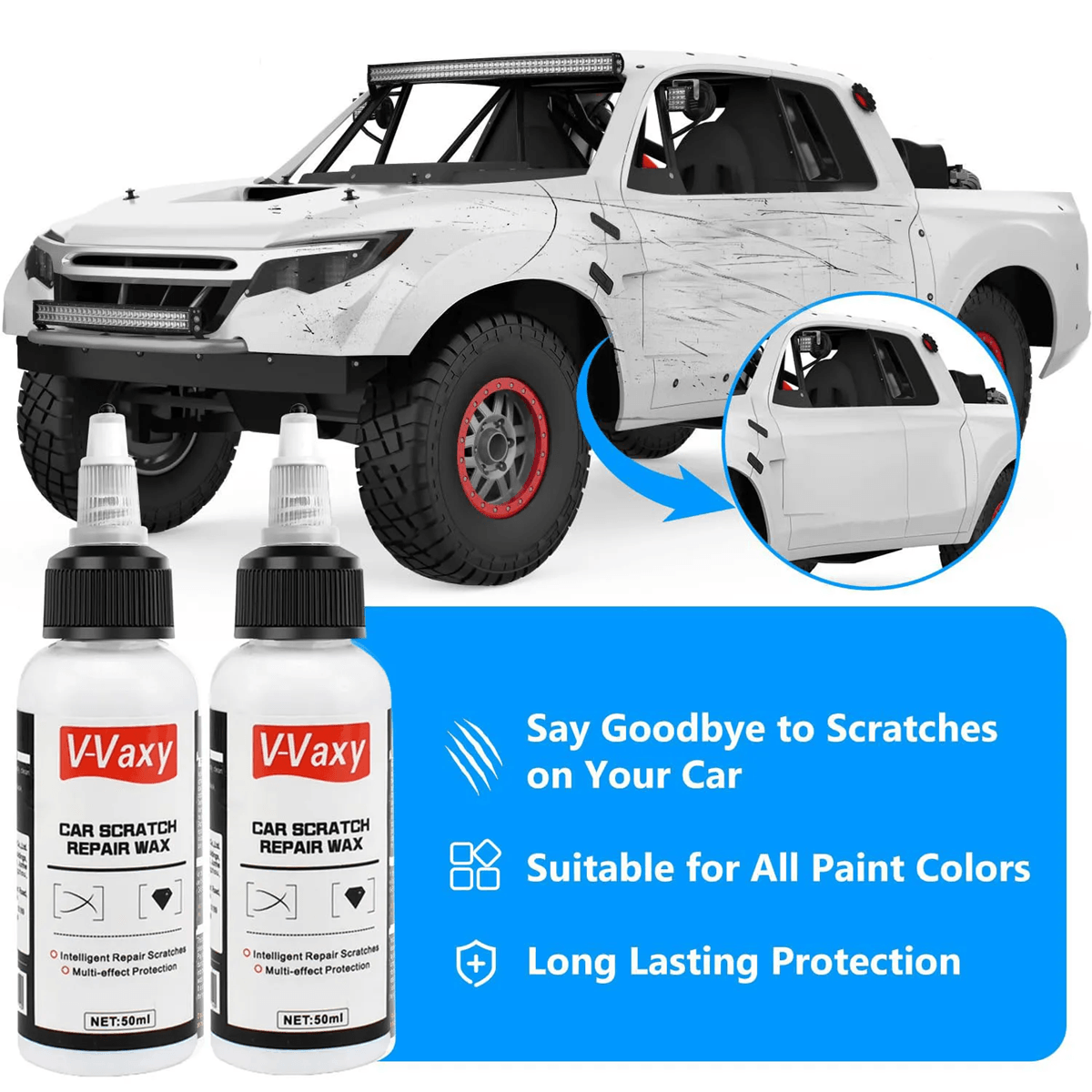 RestoreWax Car Scratch Remover Polish and Rust Cleaner