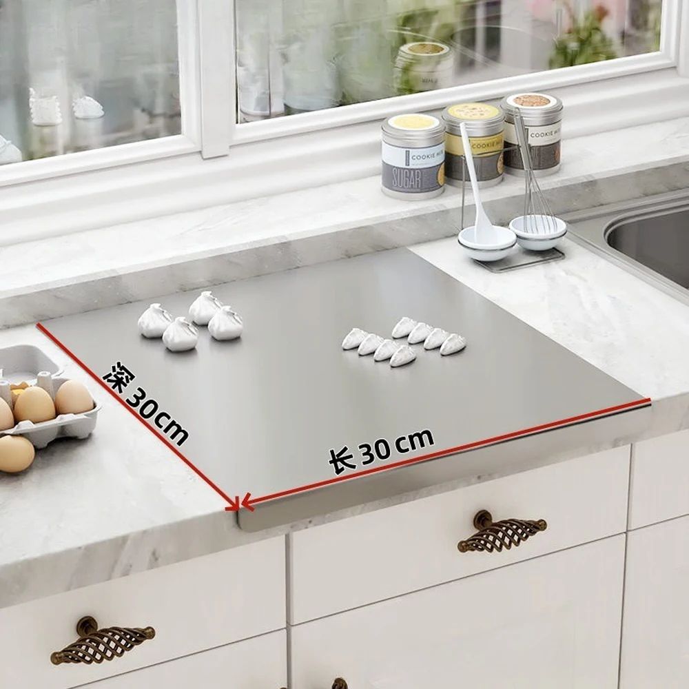 Stainless Steel Kitchen Cutting Board Pro – Hygienic, Durable & Non-Slip Food Prep Surface