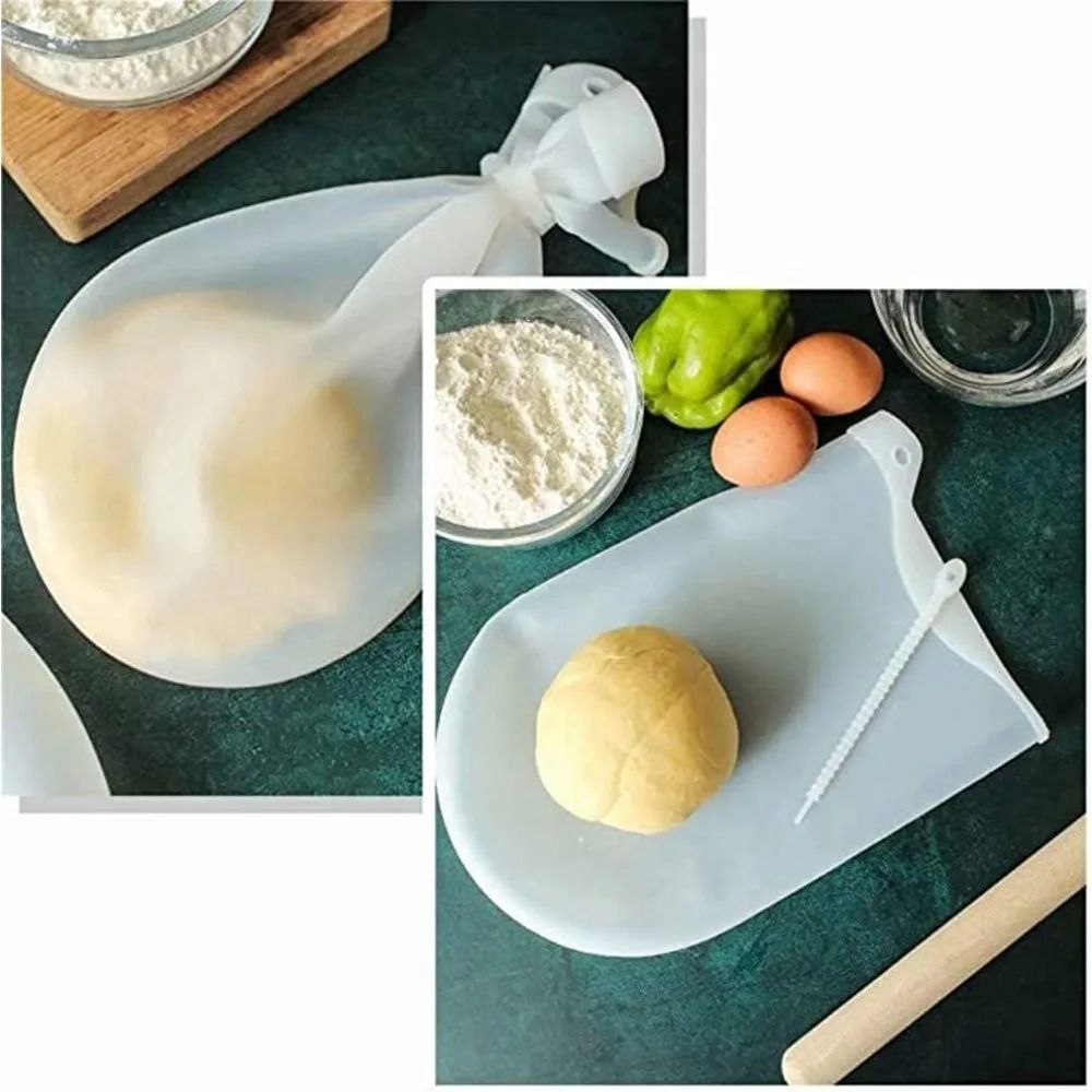Silicone Kneading Dough Bag Versatile Dough Mixer for Bread Pastry Pizza and Tortilla