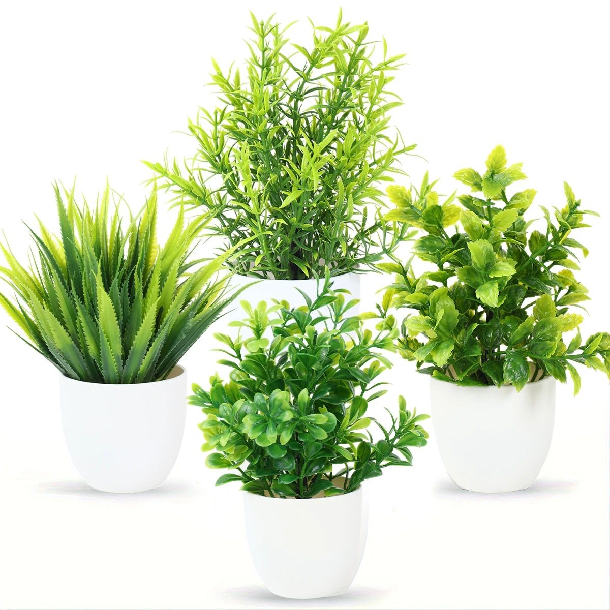 Artificial Bonsai Grass Plant Pot – Realistic Mini Greenery for Home & Event Decor