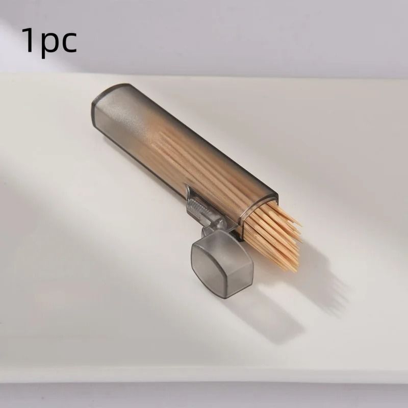 1pc 3pcs Portable Toothpick Case for Travel Outdoor Daily Use Toothpick Holder Box