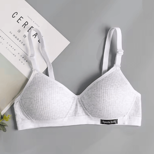 FallSweet Cotton Wireless Bra Seamless Push Up Comfort Bra for Women