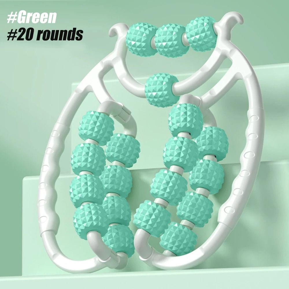 Newest 20 Wheel Annular Leg Clamp Massager – Anti-cellulite Body Slimming Roller