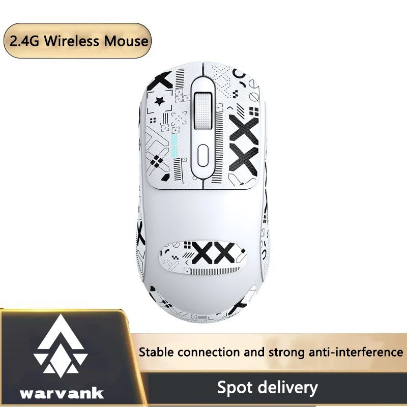 Warvank X8 Rechargeable Wireless Gaming Mouse with Type-C Fast Charging