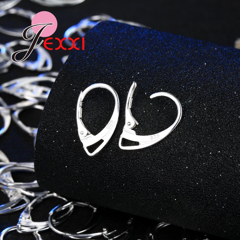 100 Pcs 925 Sterling Silver Ear Wire Hooks: DIY Earring Findings, Fast Shipping